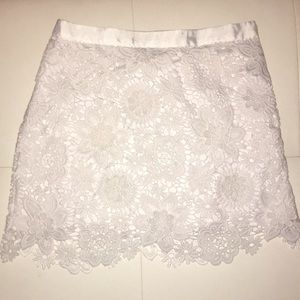 Topshop Skirts - Topshop white lace skirt Topshop Skirts - Topshop white lace skirt